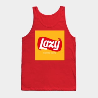 Lazy Potato Chips Teetrendstyle tshirtoftheday Tank Top